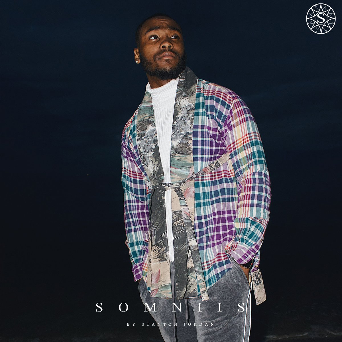 Multi plaid kimono cardigan 2b